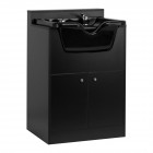 GABBIANO Hair Wash Unit with cabinet BARBER BB06 black